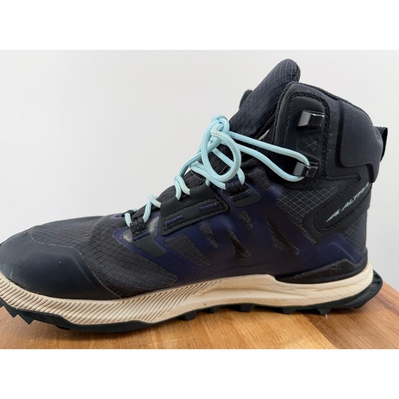 Altra Lone Peak ALL-WTHR Mid 2 Hiking Boots Women's Size 9 Waterproof Blue - Picture 8 of 13